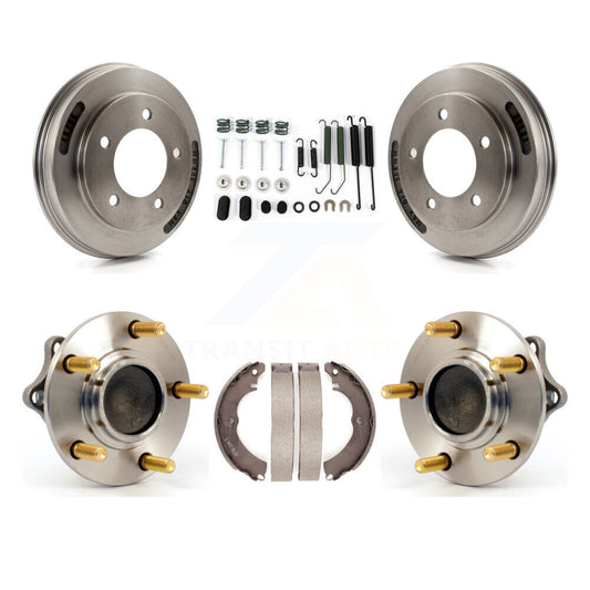 Brake Drum Shoe Hardware And Hub Bearing Assembly Rear Kit For Mitsubishi Lancer