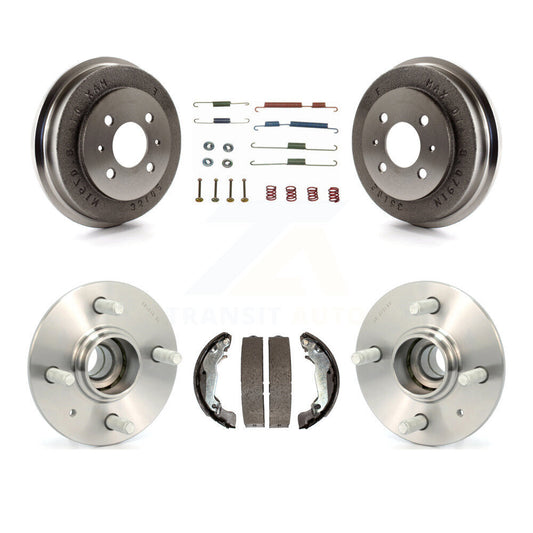 Brake Drum Shoe Hardware And Hub Bearing Assembly Rear Kit For Hyundai Accent