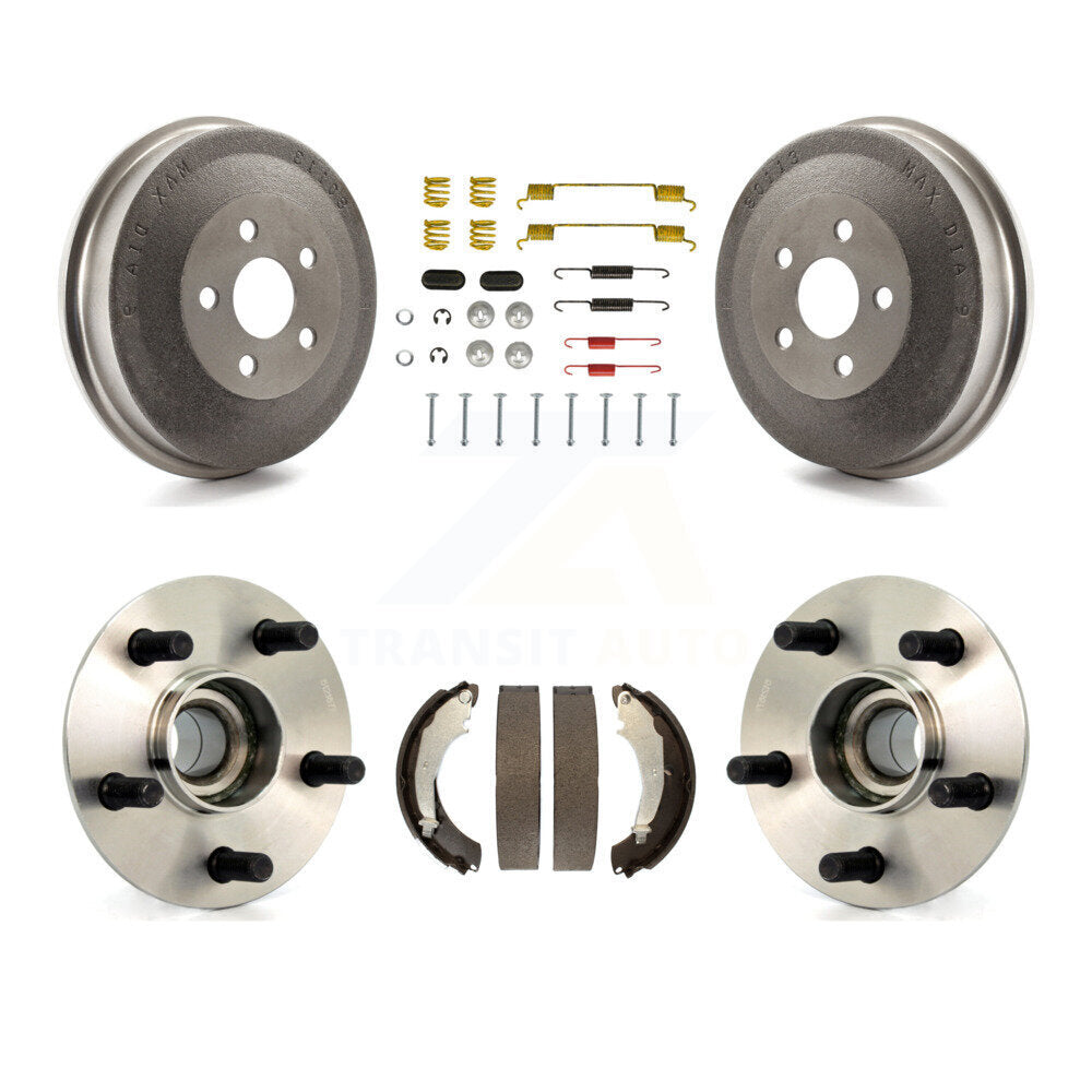 Brake Drum Shoe Hardware And Wheel Hub Bearing Rear Kit For Chrysler PT Cruiser