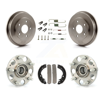 Brake Drum Shoe Hardware And Hub Bearing Assembly Rear Kit For Honda Accord