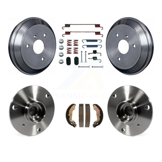 Brake Drum Shoe Hardware And Hub Bearing Assembly Rear Kit For Smart Fortwo