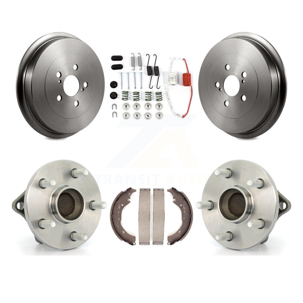Brake Drum Shoe Hardware And Hub Bearing Assembly Rear Kit For Toyota Corolla