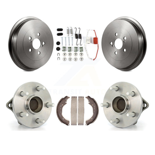 Brake Drum Shoe Hardware And Hub Bearing Assembly Rear Kit For Toyota Corolla