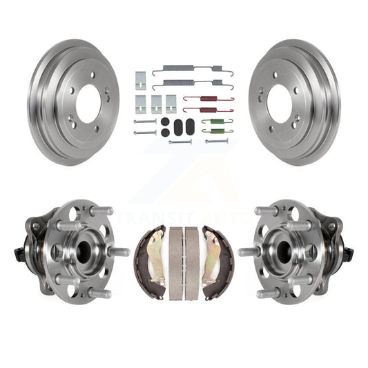 Brake Drum Shoe Hardware And Hub Bearing Assembly Rear Kit For Hyundai Elantra