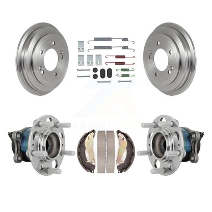 Brake Drum Shoe Hardware And Hub Bearing Rear Kit For 2020-2023 Hyundai Venue