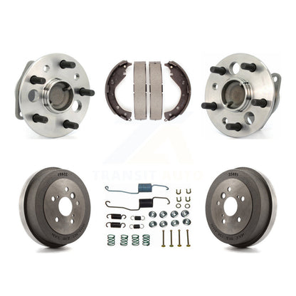 Brake Drum Shoe Hardware Hub Bearing Rear Kit (6Pc) For Toyota Camry 4-Wheel ABS