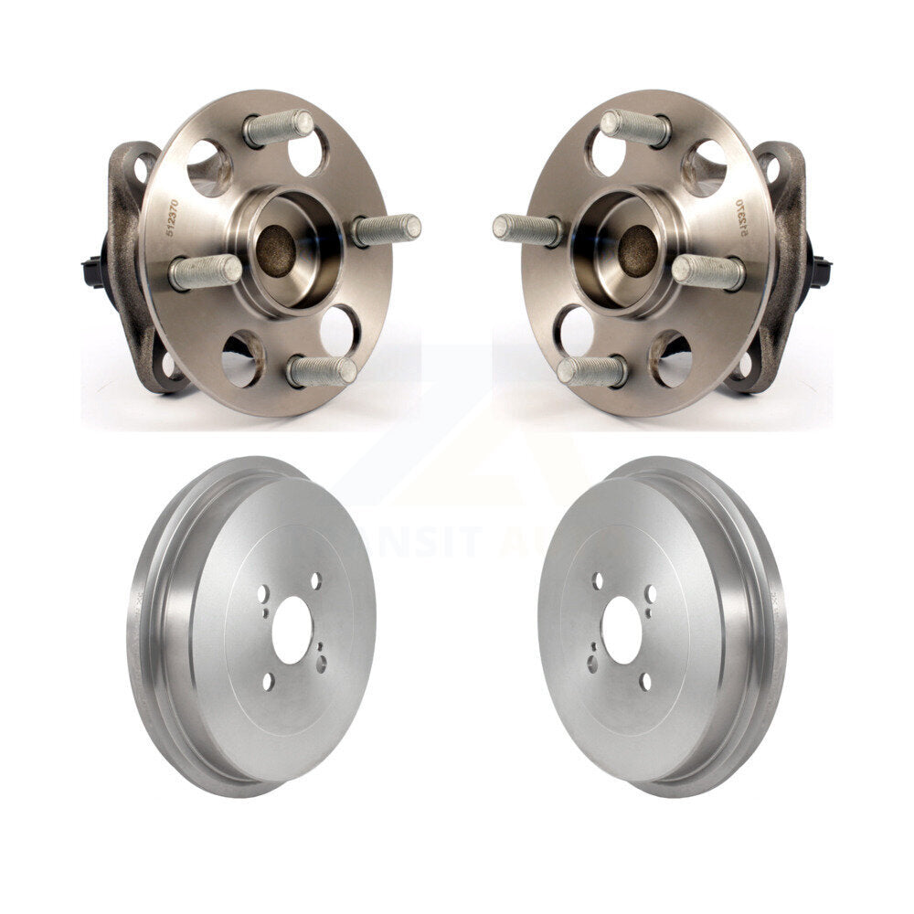 Drum Brake And Wheel Hub Bearing Assembly Rear Kit For Toyota Prius C Scion iQ