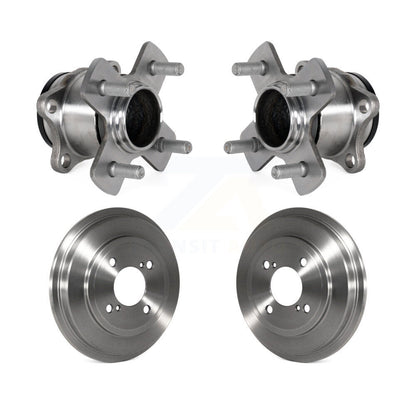 Drum Brake And Wheel Hub Bearing Assembly Rear Kit For 2015-2020 Honda Fit