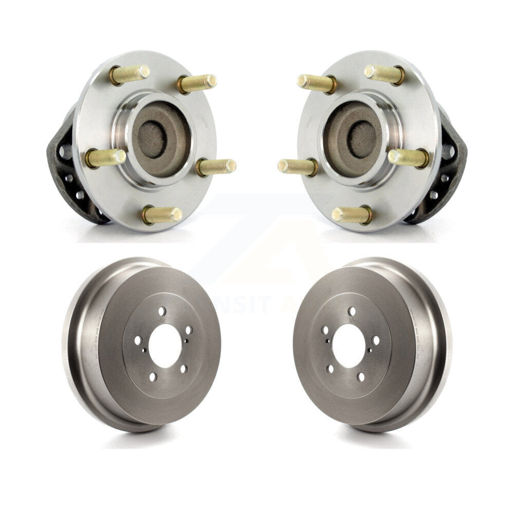 Drum Brake Hub Bearing Rear Kit For Dodge Caravan Grand Chrysler Town & Country