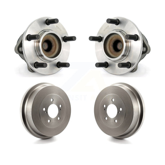 Drum Brake Hub Bearing Rear Kit For Dodge Caravan Grand Chrysler Town & Country