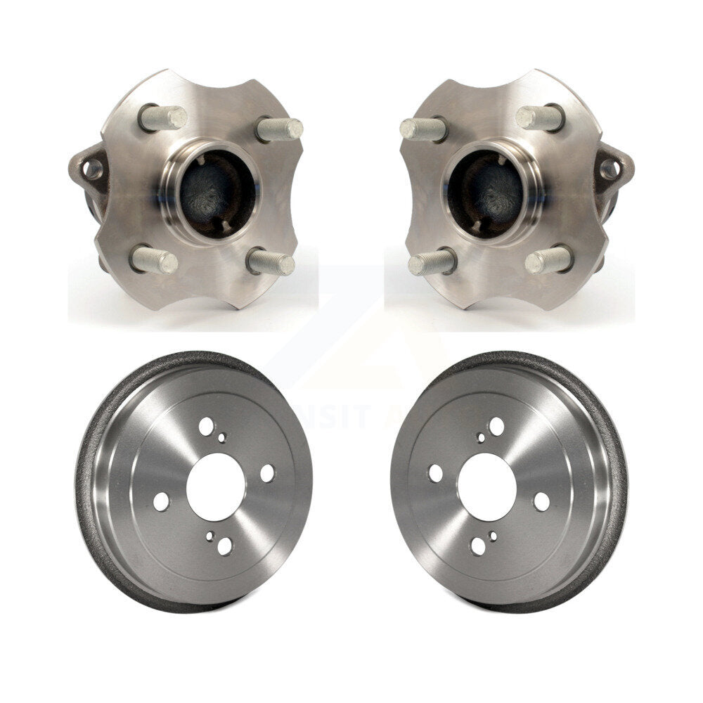 Drum Brake And Wheel Hub Bearing Rear Kit For 2000-2005 Toyota Echo 4-Wheel ABS
