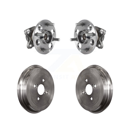 Drum Brake And Wheel Hub Bearing Assembly Rear Kit For 2015-2018 Toyota Yaris