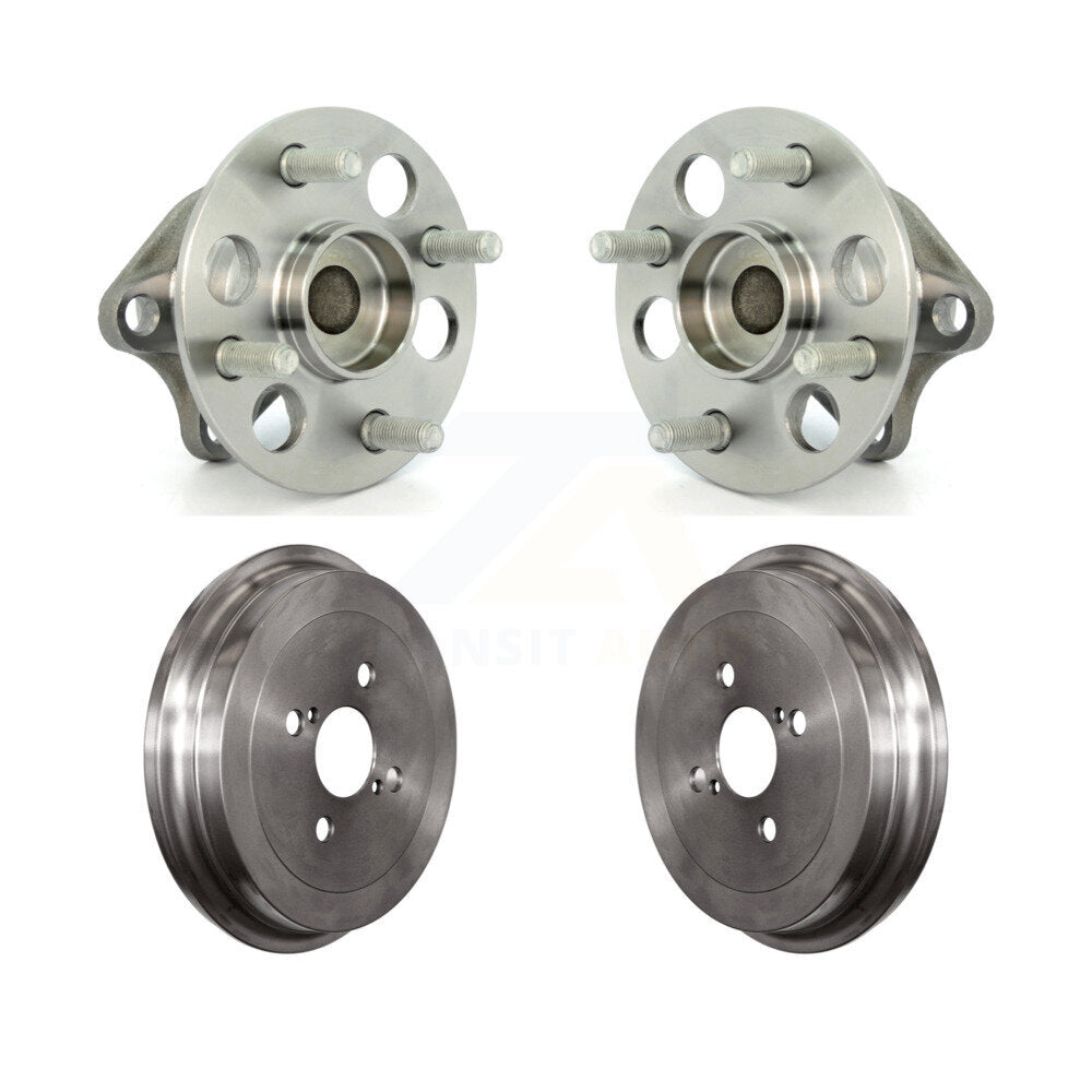 Drum Brake And Hub Bearing Assembly Rear Kit For 2006-2007 Toyota Yaris Non-ABS