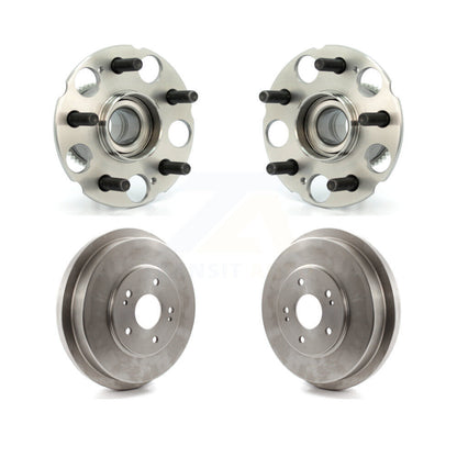 Drum Brake And Wheel Hub Bearing Assembly Rear Kit For 1999-2001 Honda Odyssey