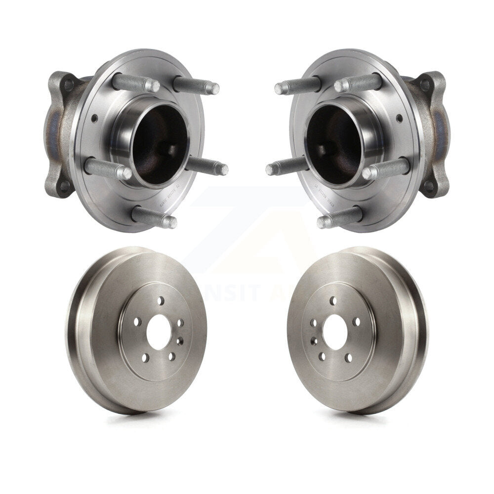 Drum Brake And Hub Bearing Rear Kit For Chevrolet Cruze With 16" Factory Wheels