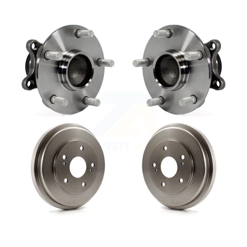 Drum Brake & Hub Bearing Rear Kit For 08-12 Suzuki SX4 FWD with rear brakes