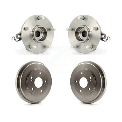 Drum Brake & Hub Bearing Rear Kit For 07-10 Suzuki SX4 AWD with rear brakes