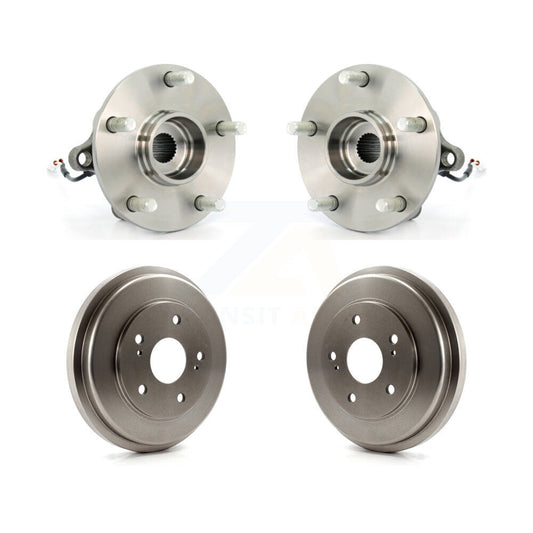 Drum Brake & Hub Bearing Rear Kit For 07-10 Suzuki SX4 AWD with rear brakes