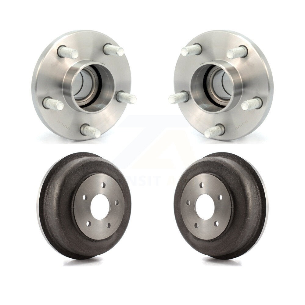 Drum Brake And Hub Bearing Assembly Rear Kit For 2010-2013 Ford Transit Connect