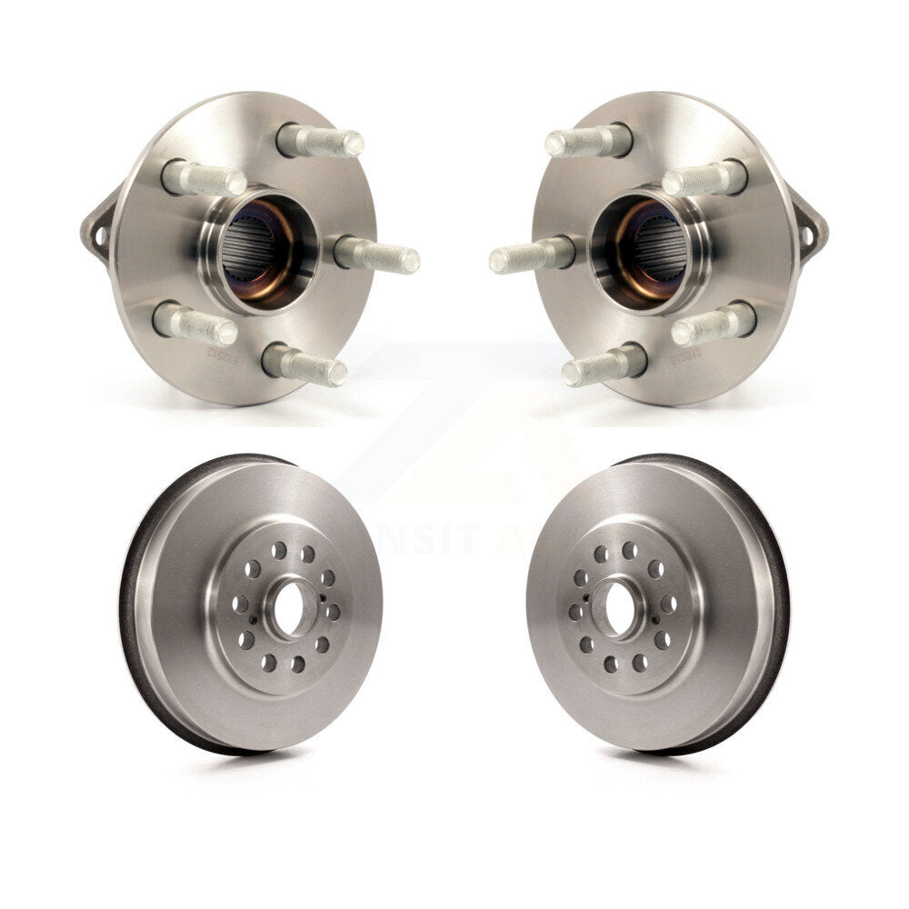 Drum Brake And Hub Bearing Rear Kit For 2003-2006 Toyota Matrix Pontiac Vibe AWD