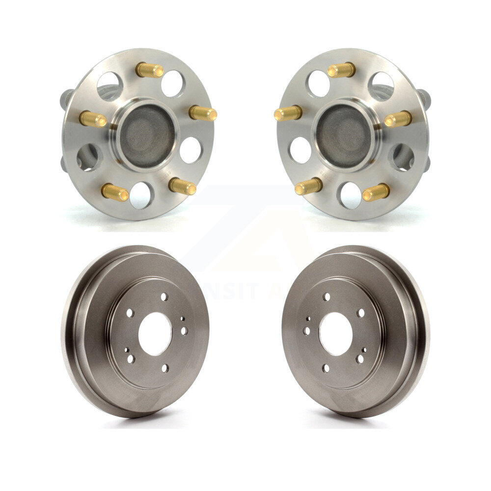 Drum Brake And Wheel Hub Bearing Assembly Rear Kit For Honda Civic