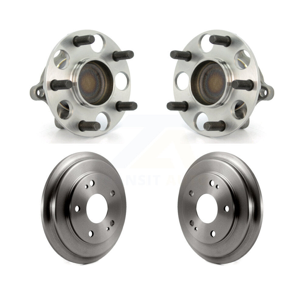 Drum Brake And Wheel Hub Bearing Assembly Rear Kit For Honda Civic
