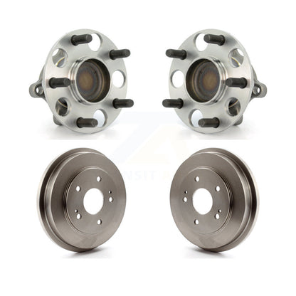Drum Brake And Wheel Hub Bearing Assembly Rear Kit For 2006-2011 Honda Civic GX