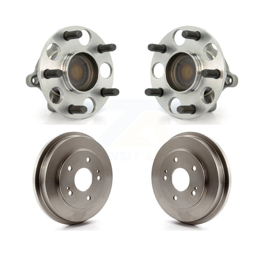 Drum Brake And Wheel Hub Bearing Assembly Rear Kit For 2006-2011 Honda Civic GX