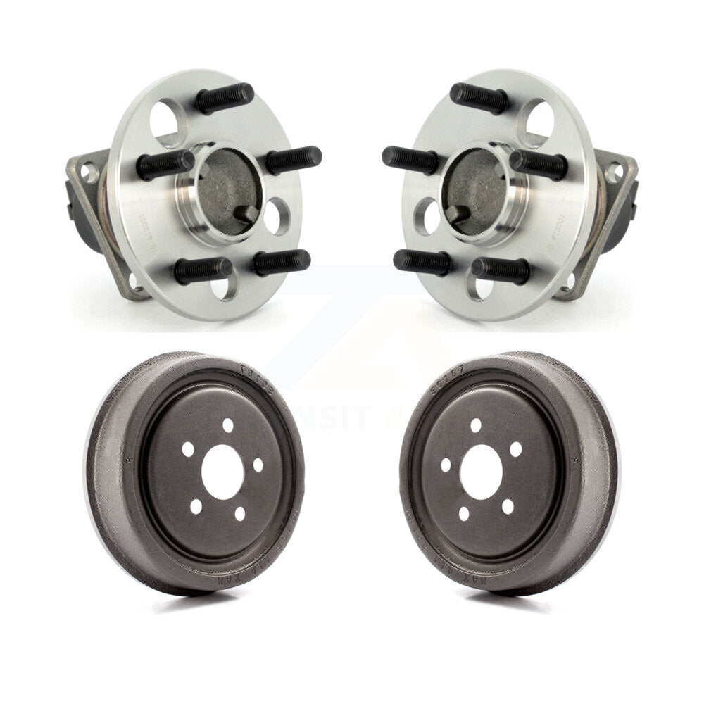 Drum Brake Hub Bearing Rear Kit For 2003-2005 Pontiac Sunfire Chevrolet Cavalier