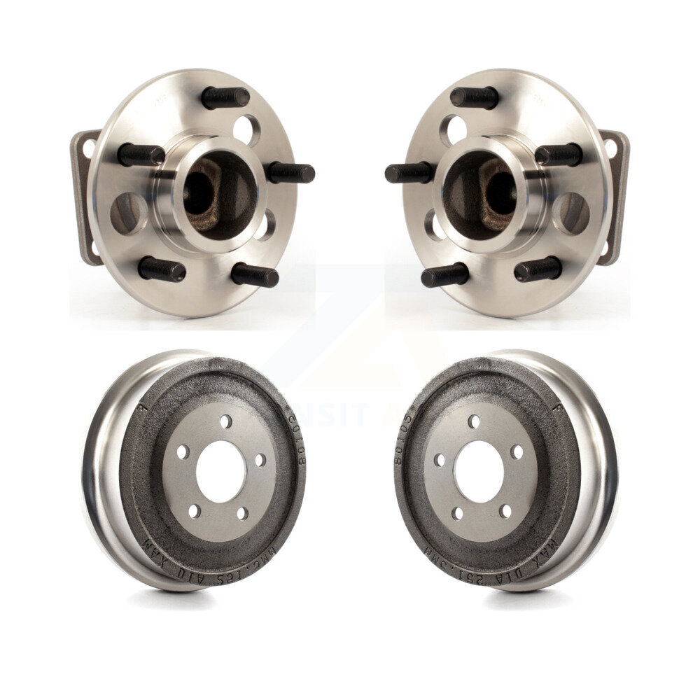 Drum Brake And Wheel Hub Bearing Assembly Rear Kit For Pontiac Aztek