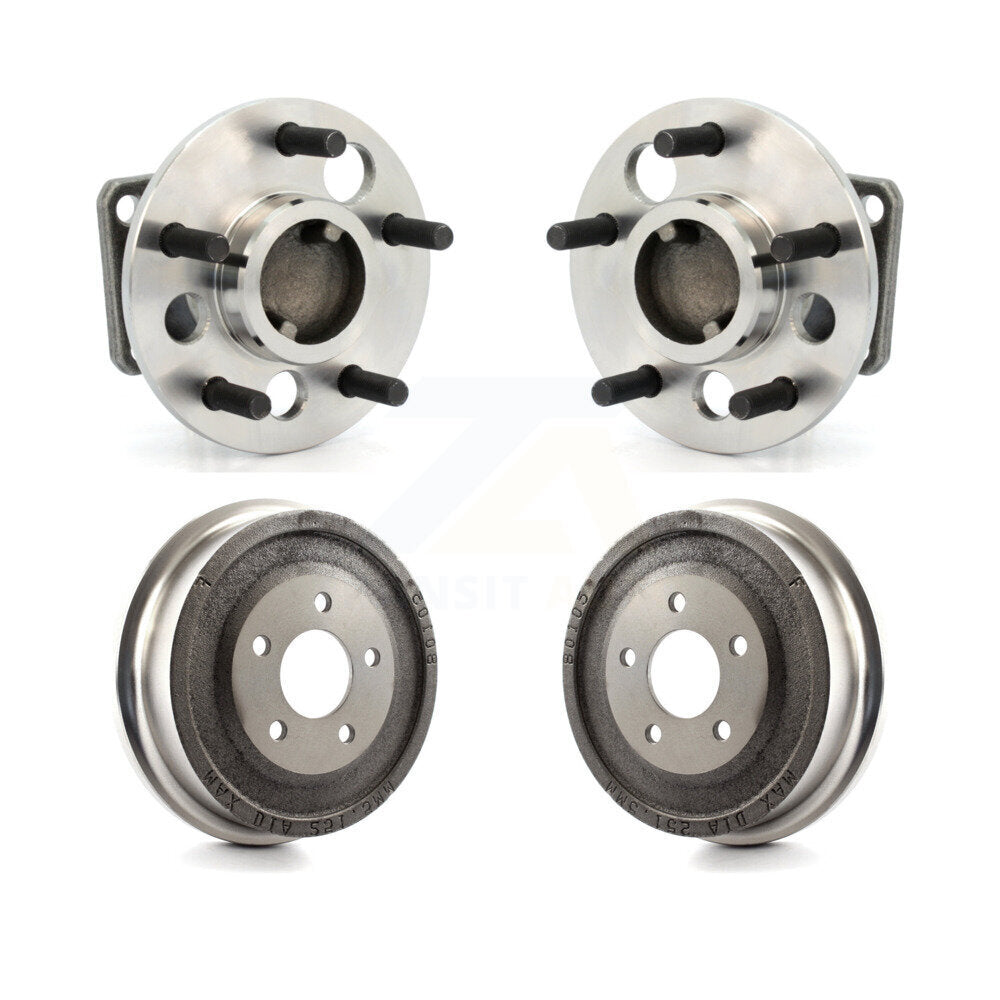 Drum Brake And Wheel Hub Bearing Assembly Rear Kit For Pontiac Aztek