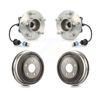 Drum Brake Hub Bearing Rear Kit For Saturn Vue Chevrolet Equinox Pontiac Torrent