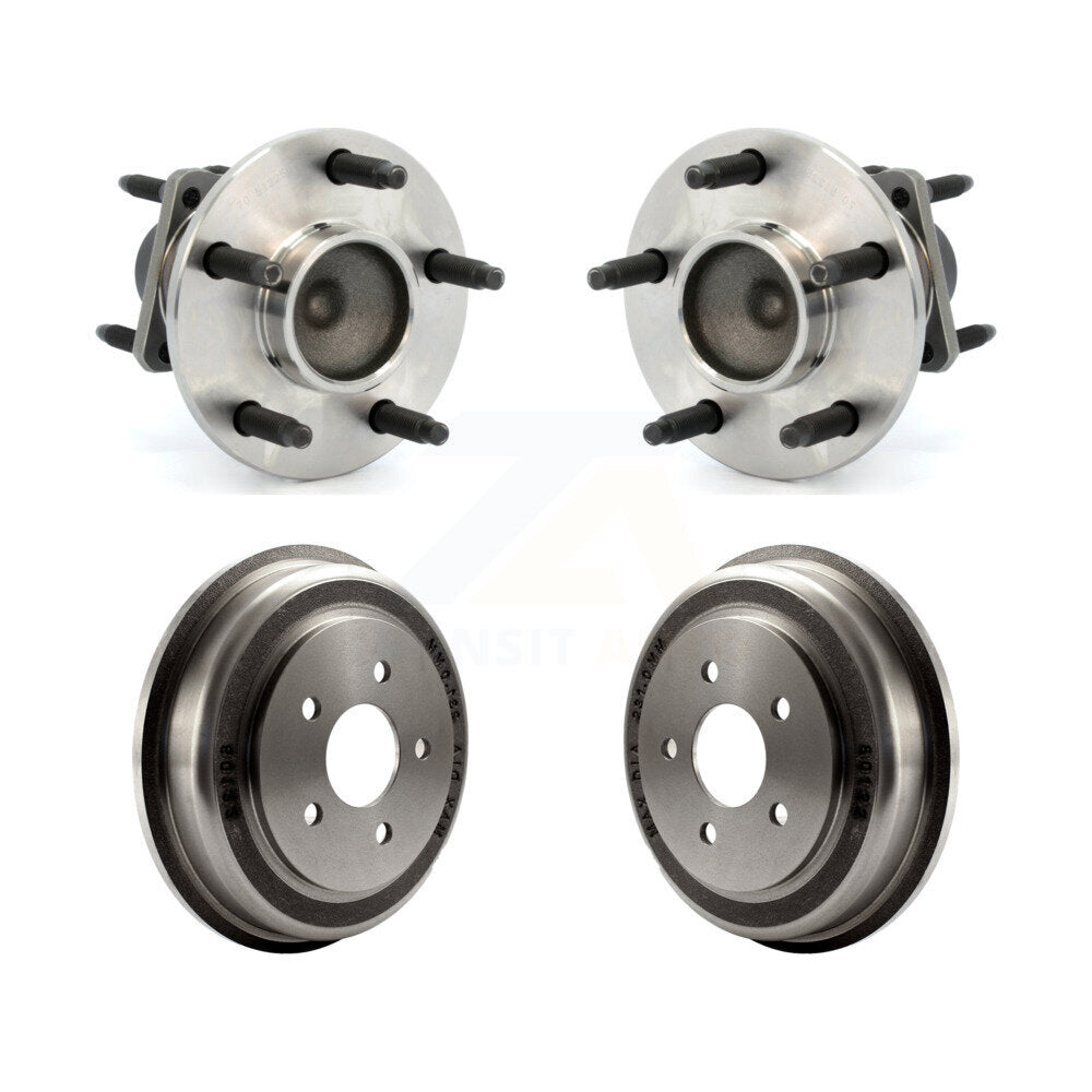 Drum Brake And Hub Bearing Assembly Rear Kit For Chevrolet Cobalt Pontiac G5 HHR