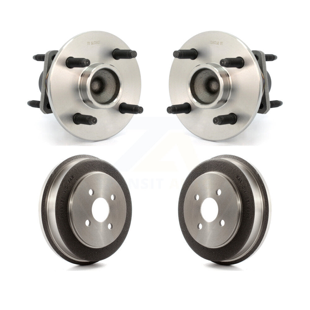 Drum Brake And Hub Bearing Rear Kit For Chevrolet Cobalt Pontiac Saturn Ion G5