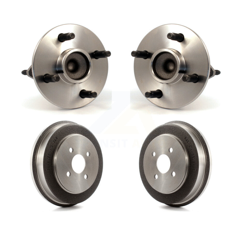 Drum Brake And Hub Bearing Rear Kit For Chevrolet Cobalt Pontiac Saturn Ion G5