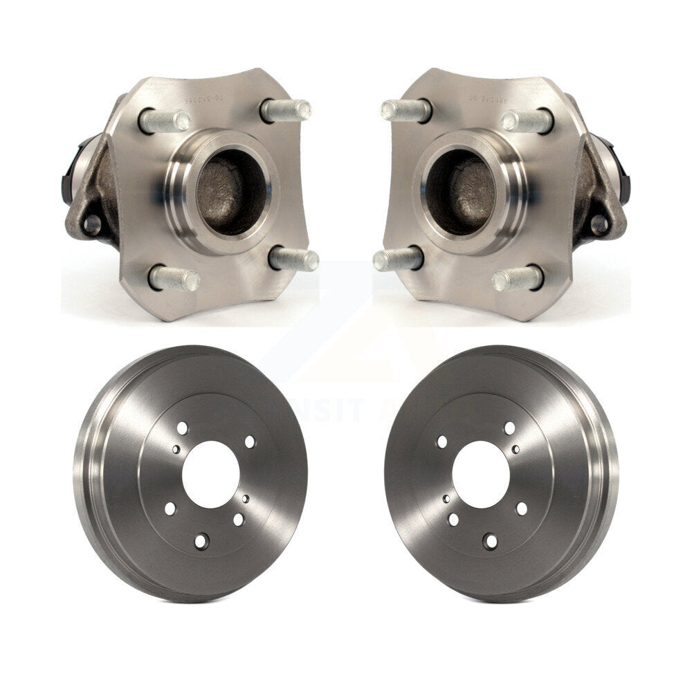 Drum Brake And Wheel Hub Bearing Assembly Rear Kit For Nissan Versa