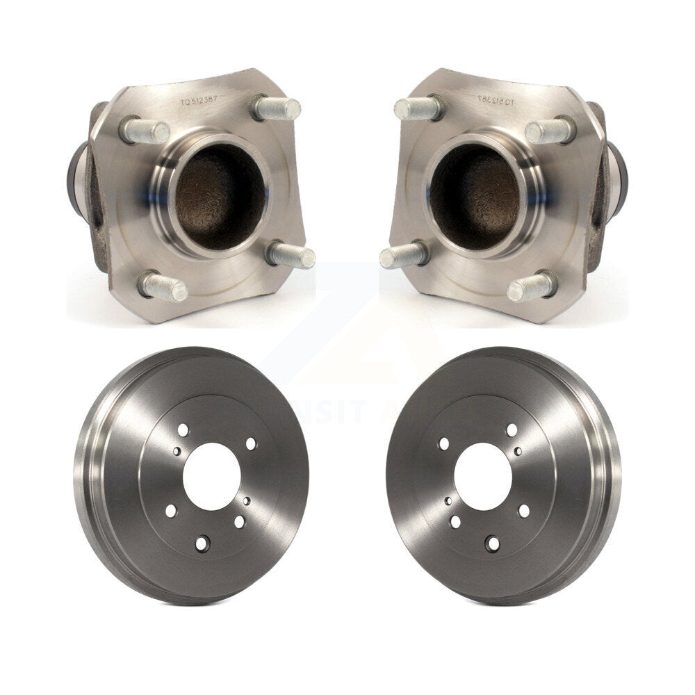 Drum Brake And Wheel Hub Bearing Assembly Rear Kit For Nissan Versa