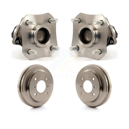 Drum Brake Hub Bearing Rear Kit For 2009-2011 Nissan Versa 1.6L with 4-Wheel ABS