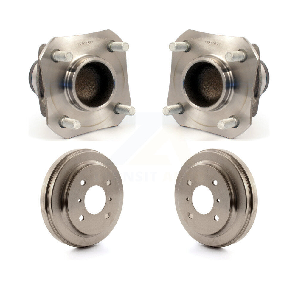 Drum Brake And Hub Bearing Rear Kit For 2009-2011 Nissan Versa 1.6L with Non-ABS