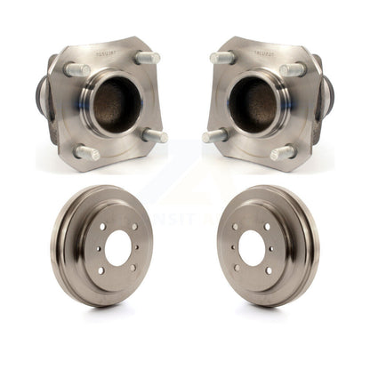 Drum Brake And Hub Bearing Rear Kit For 2009-2011 Nissan Versa 1.6L with Non-ABS