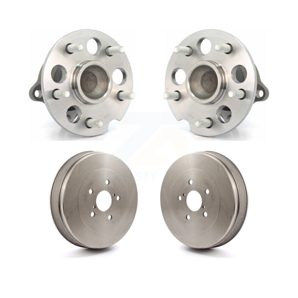 Drum Brake And Hub Bearing Assembly Rear Kit For 2004-2010 Toyota Sienna FWD