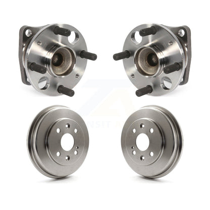Drum Brake And Wheel Hub Bearing Assembly Rear Kit For 2011-2014 Mazda 2