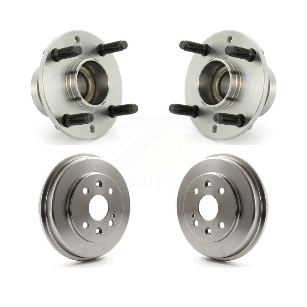 Drum Brake & Hub Bearing Rear Kit For Mazda Protege Ford Escort MX-3 323 Mercury