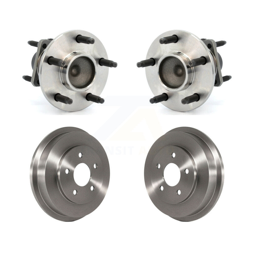 Drum Brake And Hub Bearing Assembly Rear Kit For Chevrolet Cobalt Pontiac G5 HHR