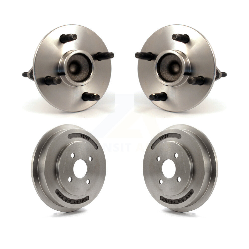 Drum Brake And Hub Bearing Assembly Rear Kit For Chevrolet Cobalt Pontiac G5