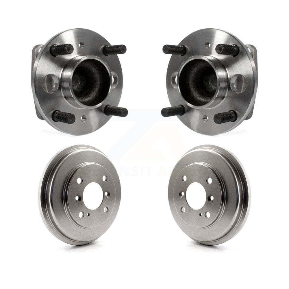 Drum Brake And Wheel Hub Bearing Assembly Rear Kit For Ford Fiesta