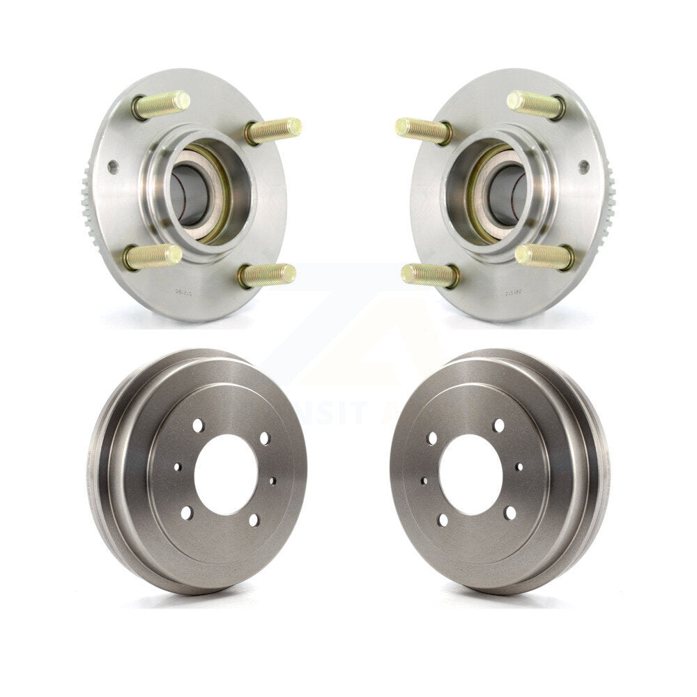 Drum Brake And Wheel Hub Bearing Assembly Rear Kit For Hyundai Elantra