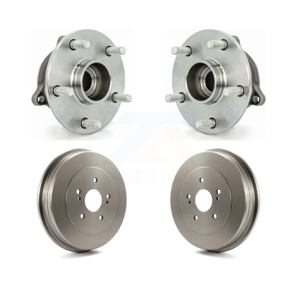 Drum Brake And Hub Bearing Assembly Rear Kit For 2006-2008 Suzuki Grand Vitara