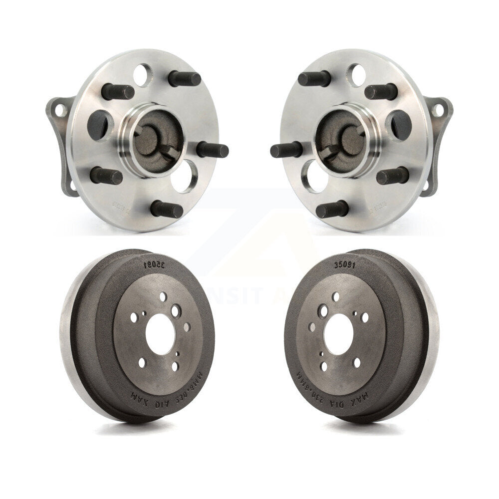 Drum Brake And Hub Bearing Assembly Rear Kit For Toyota Camry Solara 4-Wheel ABS
