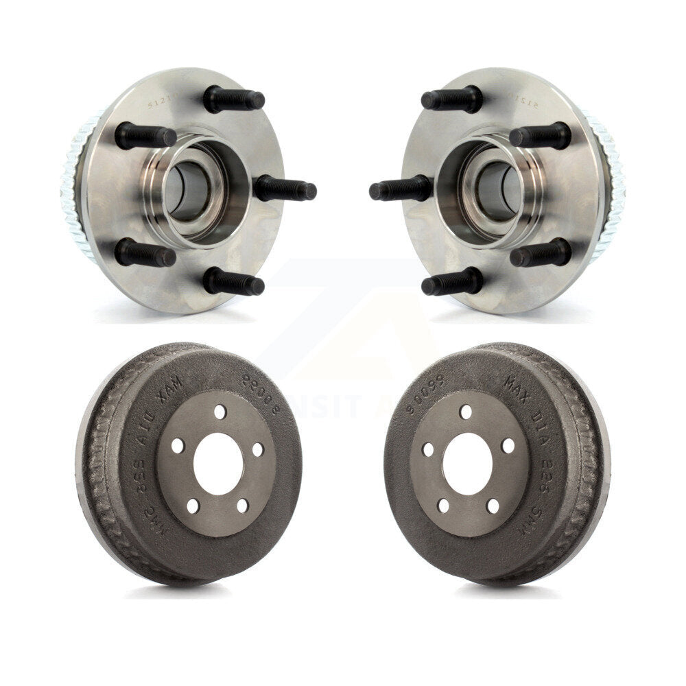 Drum Brake & Hub Bearing Rear Kit For Ford Taurus Mercury Sable Disc rear brakes